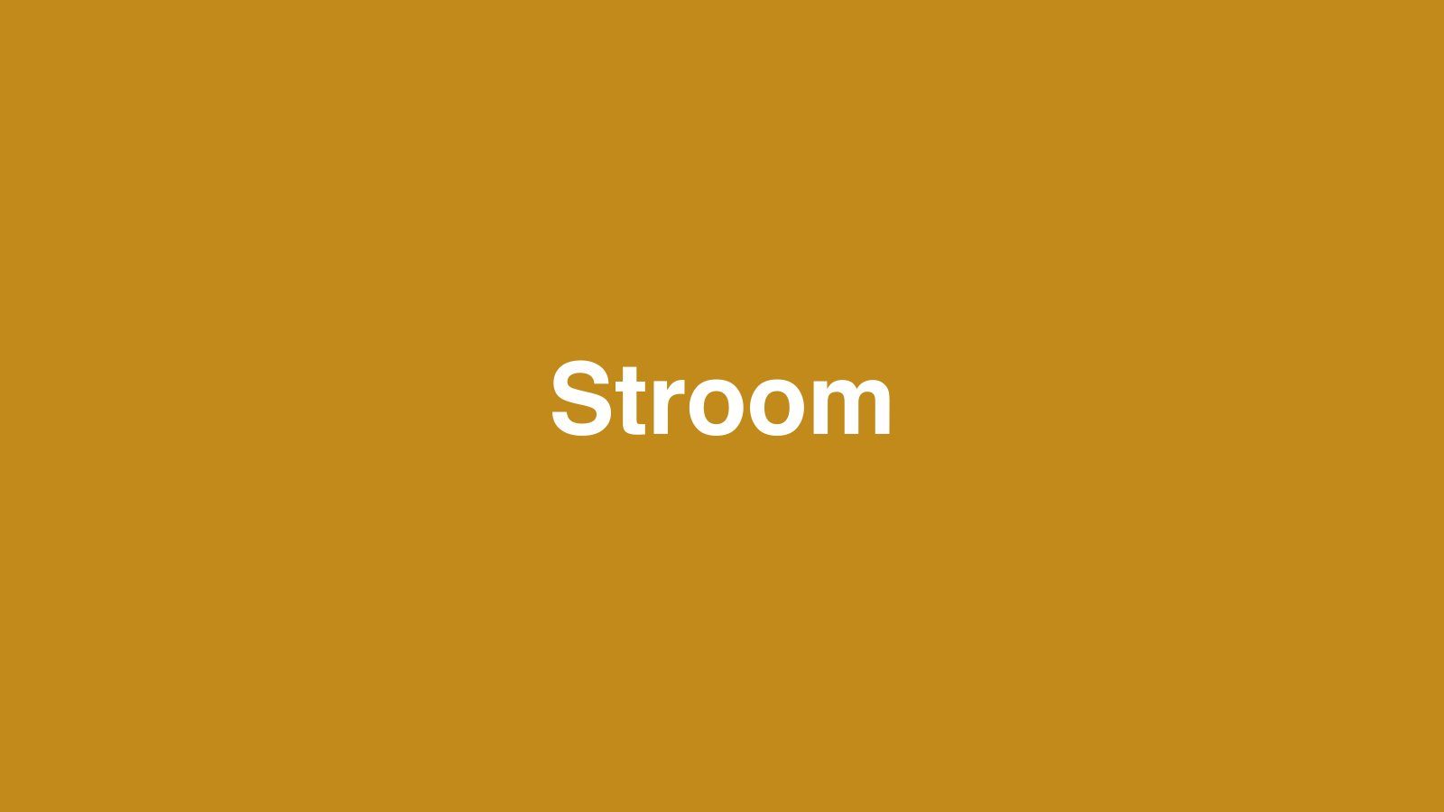 Dummyfoto van Stroom