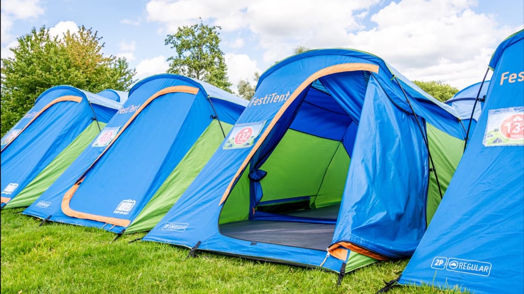 Festitent voor 2 personen op Easy Camp