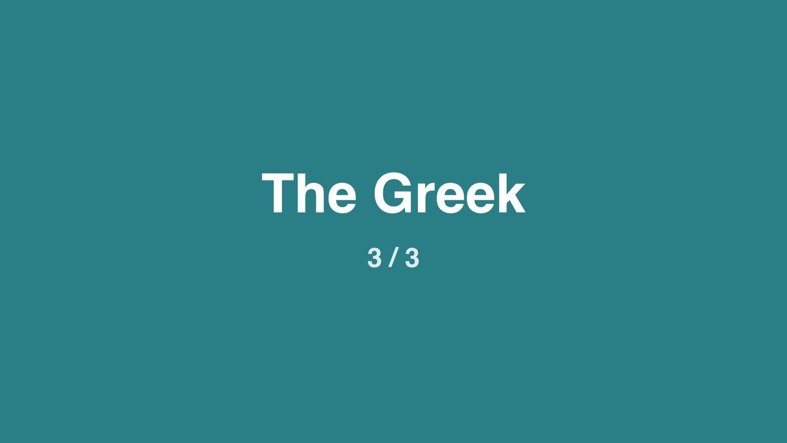 Dummyfoto 3 van The Greek