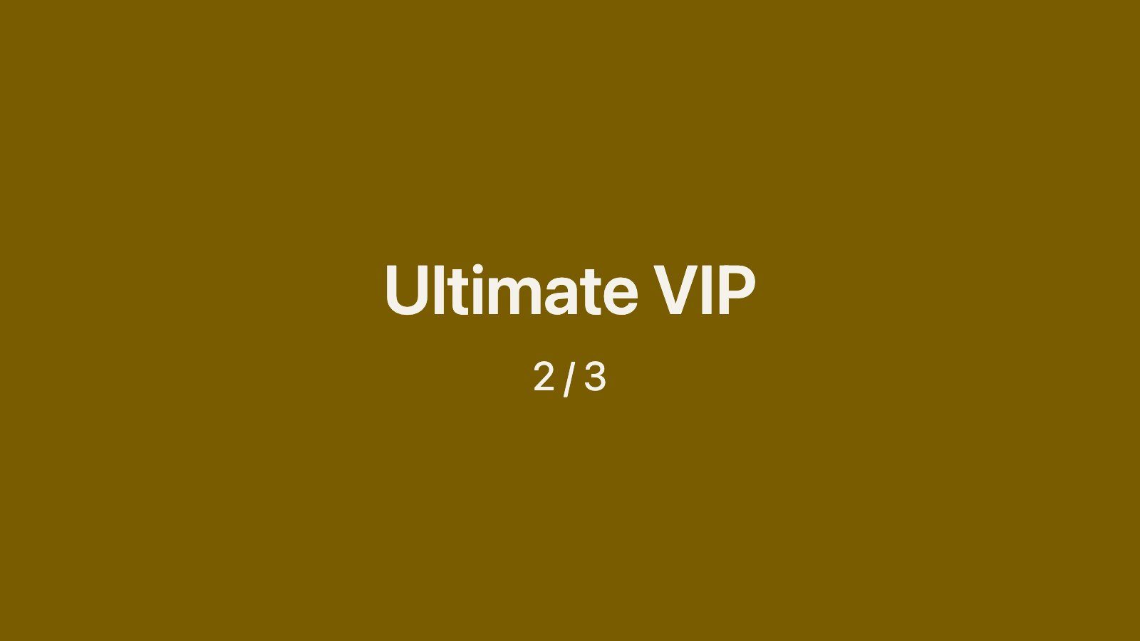 Dummyfoto 2 van Ultimate VIP