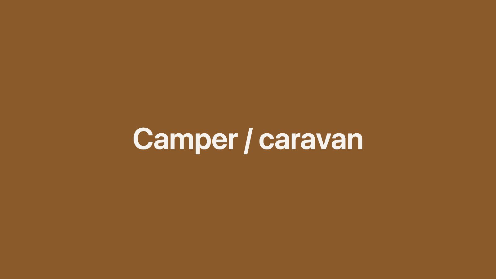 Dummyfoto van het camperveld
