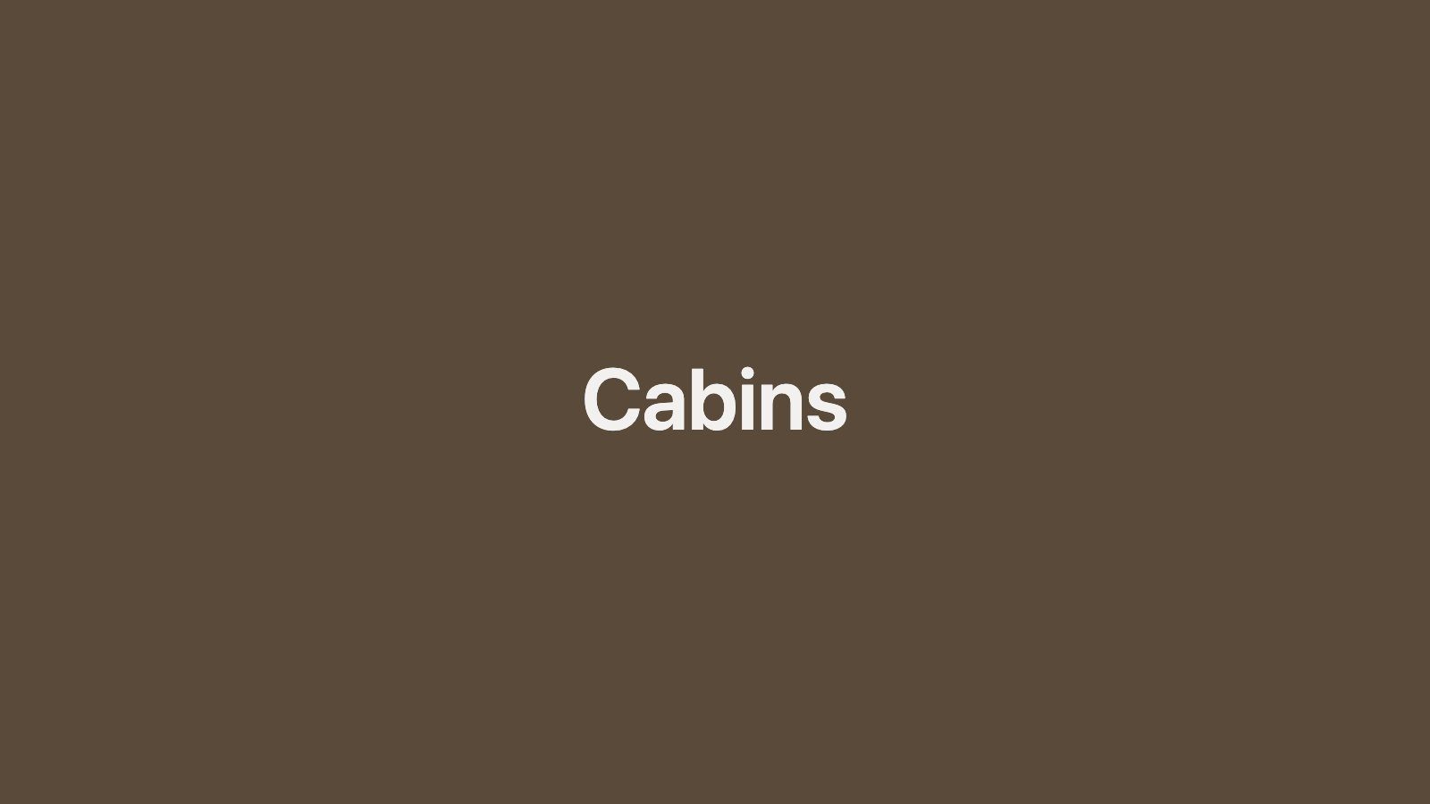 Dummyfoto van een cabin