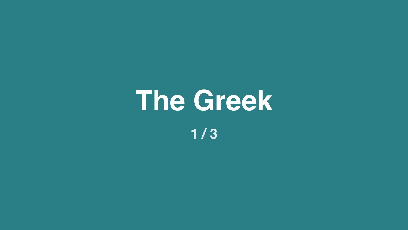 Dummyfoto 1 van The Greek
