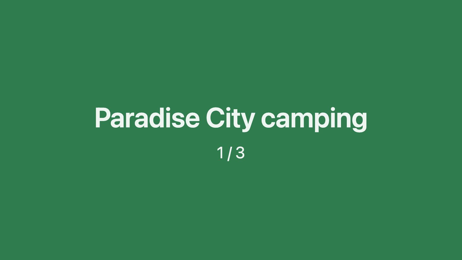 Dummyfoto 1 van camping Paradise City