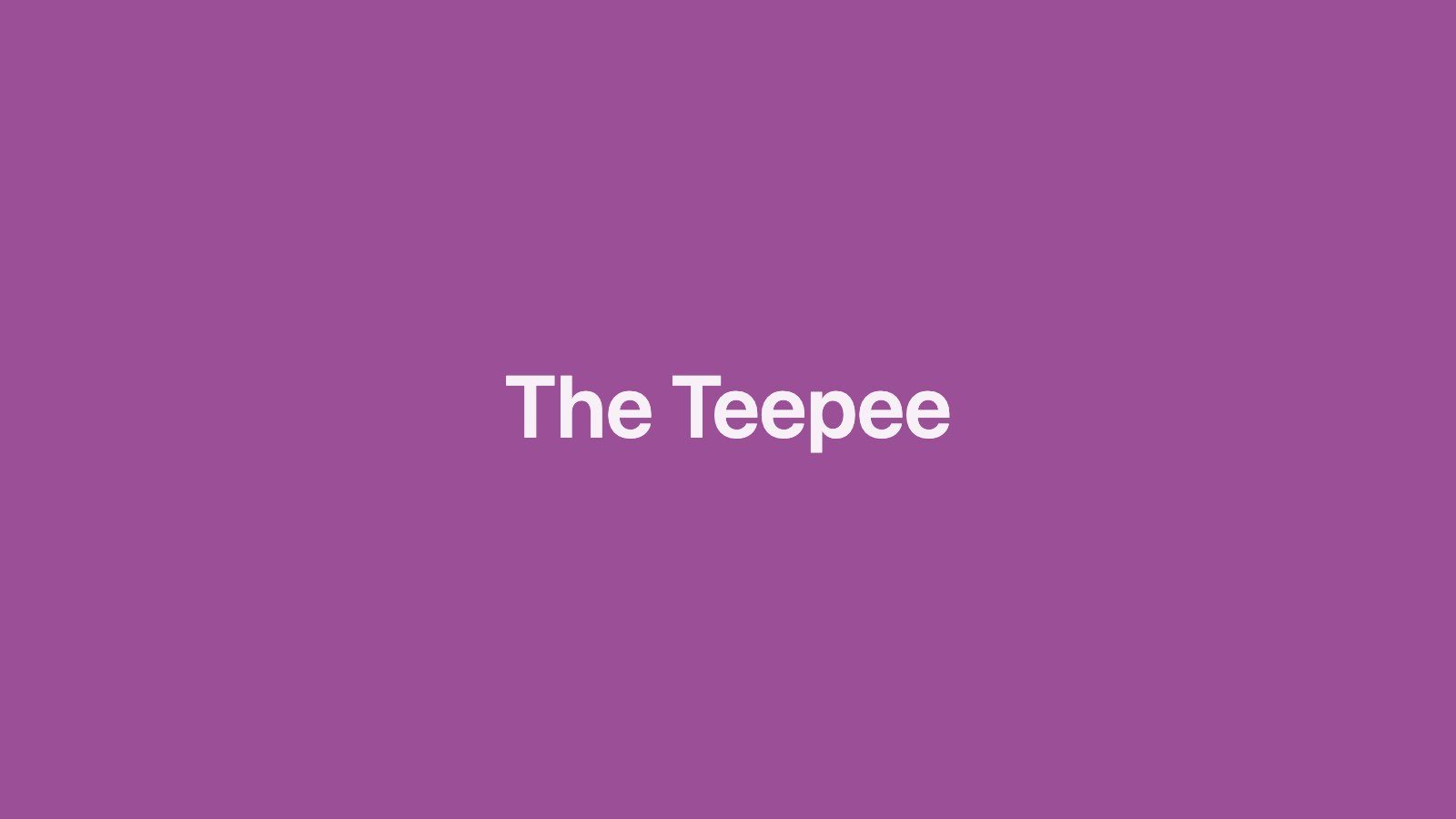 Dummyfoto van The Teepee