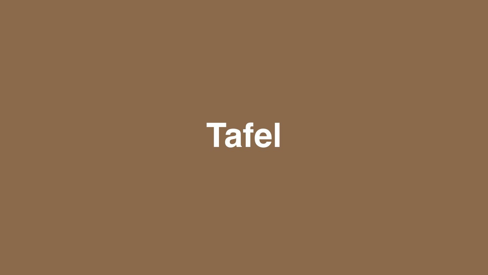 Dummyfoto van Tafel